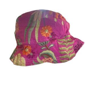 Farm, Pink Floral Bucket Hat One Size NWOT